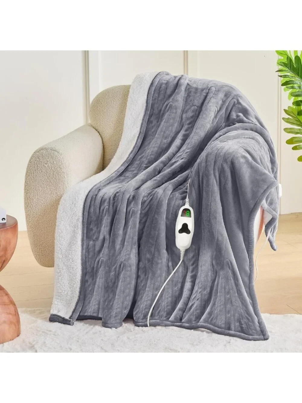 Cozy Electric Heated Blanket Throw 50